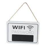 Max White Wooden Wifi Password Door Signs Rustic Home Hanging Decor Shop Hotel
