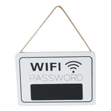 Max White Wooden Wifi Password Door Signs Rustic Home Hanging Decor Shop Hotel