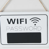Max White Wooden Wifi Password Door Signs Rustic Home Hanging Decor Shop Hotel