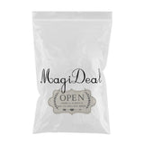 Max Wooden Open and Close Signs Double Sided Door Hanging Plaque White