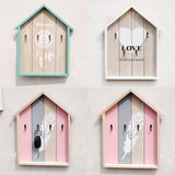 Max Wood Key Storage Box Cabinet Key Storage Container For Home Decor Green