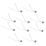 Max 10pcs Lamp Base Holder Adaptors 4 Inch Wire Connector For MR16 G4 Light Bulb