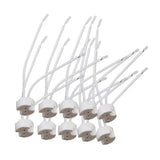 Max 10pcs Lamp Base Holder Adaptors 4 Inch Wire Connector For MR16 G4 Light Bulb