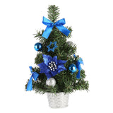 Max Adorable Christmas Tree with Baubles Home Decoration Ornaments Gift Blue