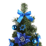Max Adorable Christmas Tree with Baubles Home Decoration Ornaments Gift Blue