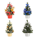 Max Adorable Christmas Tree with Baubles Home Decoration Ornaments Gift Blue