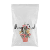 Max Mini Christmas Tree Holiday Festival Party Ornaments for Tabletop Red