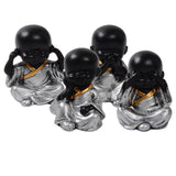 Max Ceramic Small Buddha Statue Monk Figurine Tea pet  Ornaments Style01