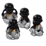 Max Ceramic Small Buddha Statue Monk Figurine Tea pet  Ornaments Style01