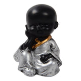 Max Ceramic Small Buddha Statue Monk Figurine Tea pet  Ornaments Style01