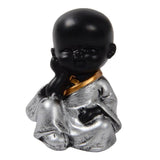 Max Ceramic Small Buddha Statue Monk Figurine Tea pet  Ornaments Style01