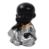 Max Ceramic Small Buddha Statue Monk Figurine Tea pet  Ornaments Style01
