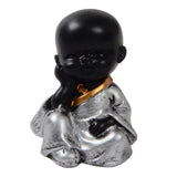 Max Ceramic Small Buddha Statue Monk Figurine Tea pet  Ornaments Style01