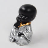 Max Ceramic Small Buddha Statue Monk Figurine Tea pet  Ornaments Style01