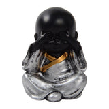 Max Ceramic Small Buddha Statue Monk Figurine Tea pet  Ornaments Style02