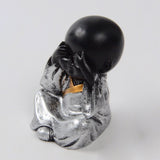 Max Ceramic Small Buddha Statue Monk Figurine Tea pet  Ornaments Style02