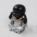 Max Ceramic Small Buddha Statue Monk Figurine Tea pet  Ornaments Style03