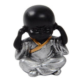 Max Ceramic Small Buddha Statue Monk Figurine Tea pet  Ornaments Style03