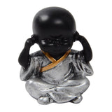 Max Ceramic Small Buddha Statue Monk Figurine Tea pet  Ornaments Style03