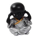 Max Ceramic Small Buddha Statue Monk Figurine Tea pet  Ornaments Style03