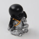 Max Ceramic Small Buddha Statue Monk Figurine Tea pet  Ornaments Style03