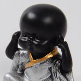 Max Ceramic Small Buddha Statue Monk Figurine Tea pet  Ornaments Style03