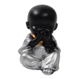 Max Ceramic Small Buddha Statue Monk Figurine Tea pet  Ornaments Style04