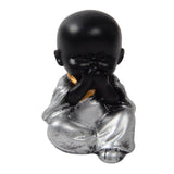 Max Ceramic Small Buddha Statue Monk Figurine Tea pet  Ornaments Style04
