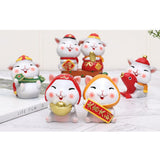 Max Miniature Mice Figurines Resin Mouse Ornament for Year of The Rat Gift F