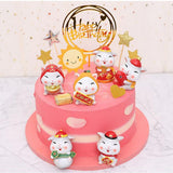 Max Miniature Mice Figurines Resin Mouse Ornament for Year of The Rat Gift F
