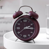 Max Creative Metal Alarm Clock Wind Up Mechanical Alarm Bell Wine