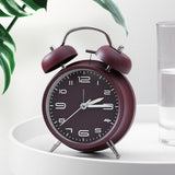 Max Creative Metal Alarm Clock Wind Up Mechanical Alarm Bell Wine