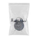 Max Creative Metal Alarm Clock Wind Up Mechanical Alarm Bell Dark Blue