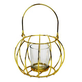 Max Nordic Style Metal Basket Candlestick Candle Holder C_Golden