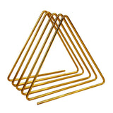 Max Triangular Desktop Book Rack Metal Wire Bookshelf Magazine Holder Golden