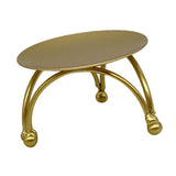 Max Iron Plate Candle Holder Decorative Iron Pillar Candle Plate Pedestal Stand