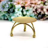 Max Iron Plate Candle Holder Decorative Iron Pillar Candle Plate Pedestal Stand