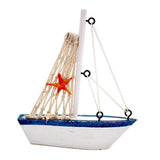 Max Wooden Sailing Boat Sailing Boat Model Nautical Wooden Sailboat Fishnet