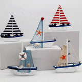 Max Wooden Sailing Boat Sailing Boat Model Nautical Wooden Sailboat Fishnet