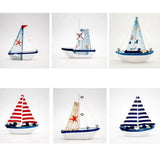 Max Wooden Sailing Boat Sailing Boat Model Nautical Wooden Sailboat Fishnet