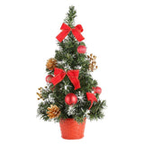Max Artificial Tabletop Mini Christmas Tree Decor Holiday Party Supplies Red
