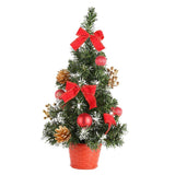 Max Artificial Tabletop Mini Christmas Tree Decor Holiday Party Supplies Red