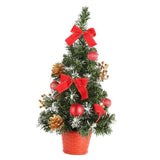 Max Artificial Tabletop Mini Christmas Tree Decor Holiday Party Supplies Red