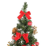 Max Artificial Tabletop Mini Christmas Tree Decor Holiday Party Supplies Red