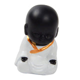 Max Cute Small Buddha Statue Figurine Outdoor Meditation Home Tabletop Decor C