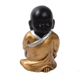 Maxbell Resin Buddha Statue Monk Figurine Tea pet  Ornaments  Style02