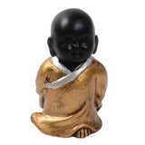 Maxbell Resin Buddha Statue Monk Figurine Tea pet  Ornaments  Style02