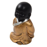 Maxbell Resin Buddha Statue Monk Figurine Tea pet  Ornaments  Style02