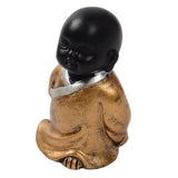 Maxbell Resin Buddha Statue Monk Figurine Tea pet  Ornaments  Style02