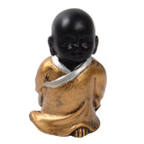 Maxbell Resin Buddha Statue Monk Figurine Tea pet  Ornaments  Style02